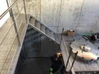 Instalación de pasarela en obra 1